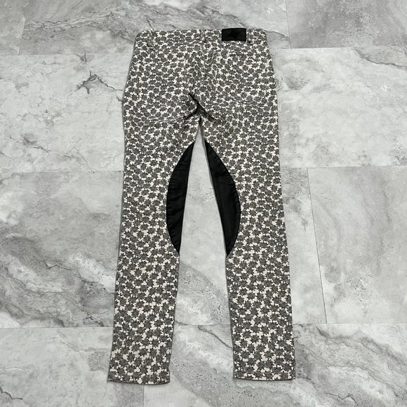 BCBGeneration Women Damen Skinny Pant Star Size 25 Beige and Black - Picture 2 of 8